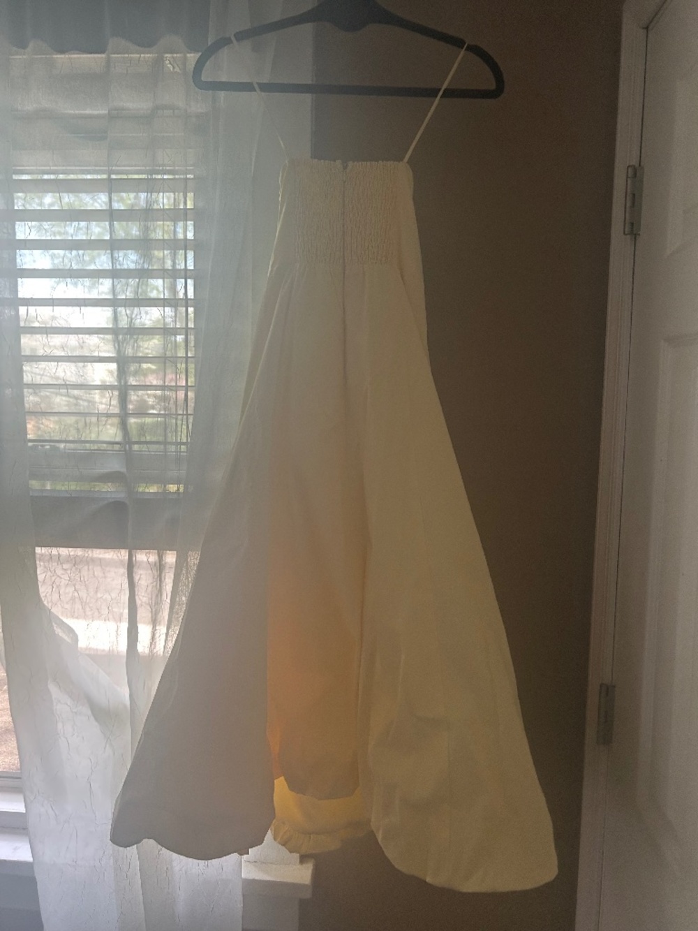 Yellow bubble dress